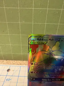 Pocket Monsters Muk&alolanmuk Gx Fun Fan Art Pokemon Card - Image 2