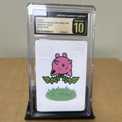 CGC Pristine 10 Hoppip Playing Card Pokemon Taruka 2025 Japanese - Image 2