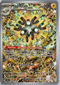 Magneton 159/198 SVP EN Full Art Holo Pokemon Card Scarlet & Violet Promo NM - Image 1