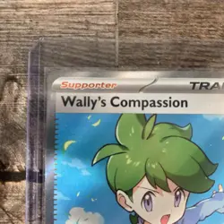 Wally's Compassion 176/132 Me01 Mega Evolution Holo Pokemon Trainer Card New! - Image 2