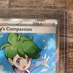 Wally's Compassion 176/132 Me01 Mega Evolution Holo Pokemon Trainer Card New! - Image 3