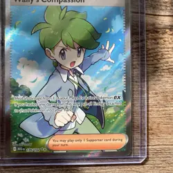 Wally's Compassion 176/132 Me01 Mega Evolution Holo Pokemon Trainer Card New! - Image 4