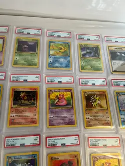 29 card lot pokemon 1st edition fossil psa 9 - Image 5