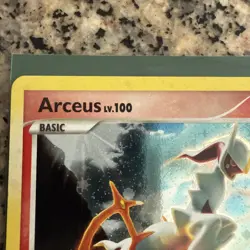 Arceus Lv.100 AR3 Arceus HOLO RARE Pokemon Card | NM - Image 2