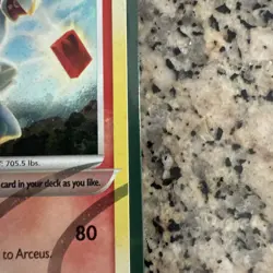 Arceus Lv.100 AR3 Arceus HOLO RARE Pokemon Card | NM - Image 5