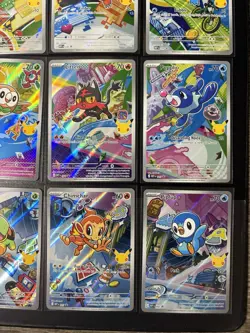 Pokemon FIRST PARTNERS Series 1 ALL 9 Nm/Mint Card Lot Set Collection Binder Rdy - Image 4