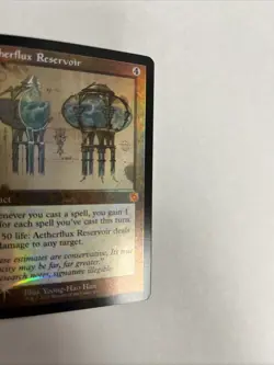 Aetherflux Reservoir Schematic Foil Card #65 MTG LP - Image 2