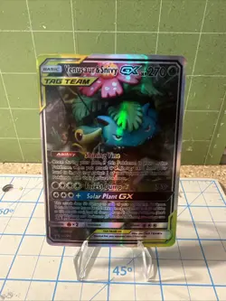 Pocket Monsters Venusaur&snivy Gx Fun Fan Art Pokemon Card - Image 1