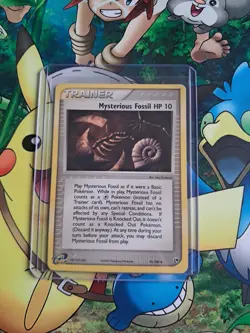 Mysterious Fossil 91/100 EX Sandstorm Pokemon Card - Image 1