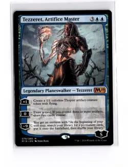 Tezzeret, Artifice Master Core Set 2019 NM Near Mint - Image 1