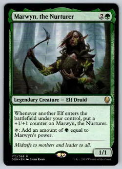 2018 Dominaria Marwyn, the Nurturer1 Rare #172 - Image 1