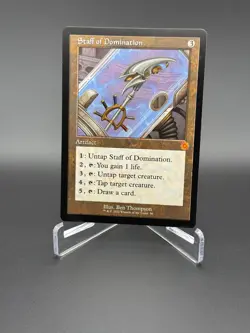 Staff of Domination - 1x NM The Brothers' War: Retro Frame Artifacts MTG - Image 1