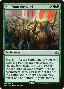 Aid from the Cowl [Mixed Sets Same Art] Magic MTG - Image 1