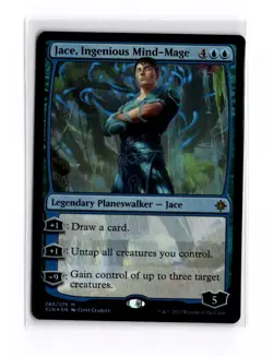 Jace, Ingenious Mind-Mage Foil Planeswalker Deck Ixalan NM Near Mint - Image 1