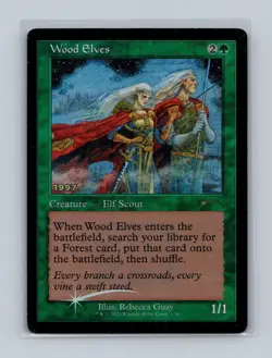 Wood Elves 5 Promo 30th Anniversary Promos Magic: The Gathering Lightly Played - Image 1