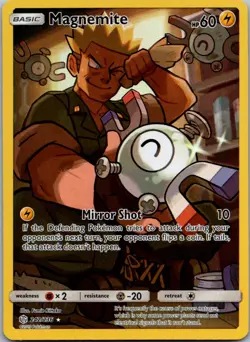 Magnemite 242/236 Secret Rare Cosmic Eclipse Pokemon Near Mint - Image 1