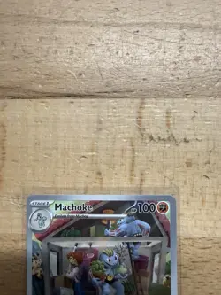 Pokemon TCG Machoke Scarlet Violet 151 Illustration Rare Card 177/165 NM - Image 2