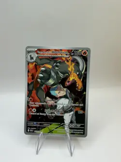 Pokemon Team Rocket's Houndoom 191/182 SV10 Destined Rivals Illustration Rare - Image 1