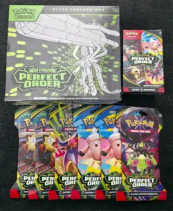 Pokemon Perfect Order ETB, BOOSTER Bundle, And Booster Packs (New & Sealed) 🔥 - Image 1