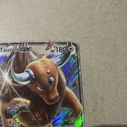 Pokemon Sun & Moon Base Set Tauros GX 100/149 Ultra Rare Holo Heavily Played - Image 5
