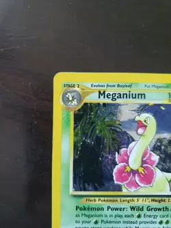 Pokemon Meganium 11/111 Neo Genesis Holo Unlimited - Image 3
