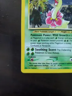 Pokemon Meganium 11/111 Neo Genesis Holo Unlimited - Image 5