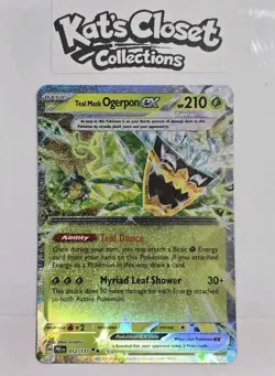 Pokemon TCG Teal Mask Ogerpon ex 012/131 Prismatic Evolutions Near Mint - Image 1