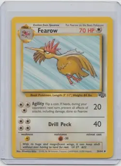 Fearow - Base Set - 36/64 - Unlimited - Pokemon Card - Near Mint - Image 1