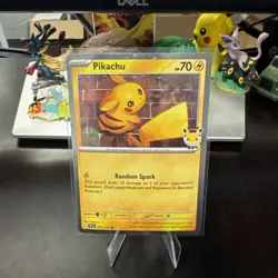 Pikachu (Pokemon Day 2026) 051/162 Cosmos Holo TEF En Free Ship - Image 1