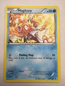 2013 Pokemon Black & White Legendary Treasures Magikarp 30/113 - Image 1