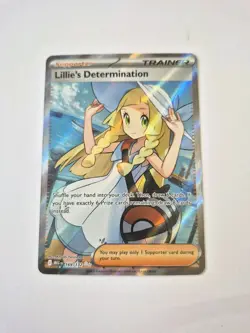 Lillie's Determination 169/132 Ultra Rare Mega Evolution Pokemon Near Mint - Image 1