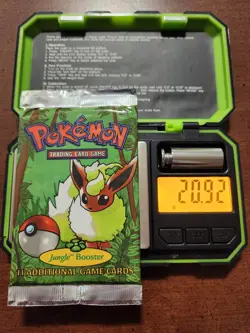 🔥1999 Pokemon Jungle Booster Pack 3 Artset Flareon Austrailian Print Red Logo🔥 - Image 5