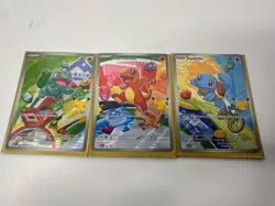 Pokemon TCG First Partner Illustration Collection Series 1 Kanto Starter Set - Image 1