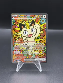 Pokemon TCG POR Meowth EX 121/088 - Special Illustration Rare SIR - NM - Image 1