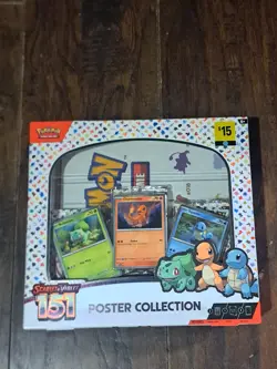 Pokemon TCG Scarlet & Violet - 151 Poster Collection Box - New Sealed - Image 1
