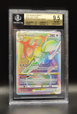 Arceus VSTAR RBW R Brilliant Stars 2022 Pokemon 176/172 BGS 9.5 PSA - Image 1