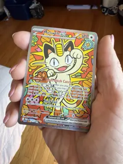 Meowth ex 121/088 ENGLISH Special Illustration Rare - Perfect Order Pokemon NM - Image 1