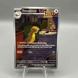 Pokemon Mega Evolution Gumshoos 153/132 Illustration Rare IR NM Full Art - Image 1
