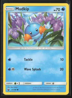 Mudkip 33/168 Common Celestial Storm Pokemon Lightly Played - Image 1