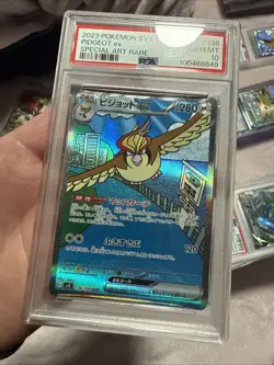 Pokemon Pidgeot EX 136/108 SV3 Ruler of the Black Flame Special Art Rare PSA 10 - Image 5