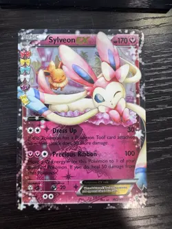 Pokemon Sylveon EX TCG RC21/RC32 Generations Radiant Collection Ultra Rare Holo - Image 2