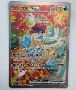 Pokemon TCG Keldeo ex 167/086 Sv: White Flare Secret Rare Full Art Holo - Image 1