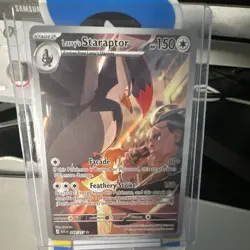 Pokemon Larry's Staraptor Full Art Holo Stage 2 150 HP ASC 249/217 Nintendo - Image 1