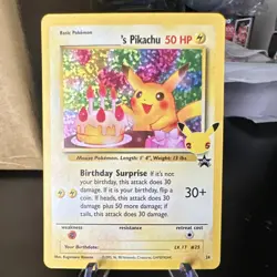25th anniversary Birthday Pikachu Promo 24/53 Pokemon TCG - Image 1