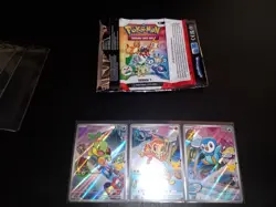 Pokemon 1 Partner Illustration Collection Turtwig Chimchar Piplup Gen 4 Card Set - Image 2