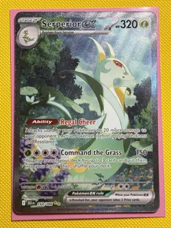 Pokemon TCG Serperior EX Sir 164/086 Black Bolt English Card Near Mint Condition - Image 1