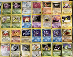 39 Pokemon Card Lot - Vintage WOTC + Holos - LP to DMG - Image 1