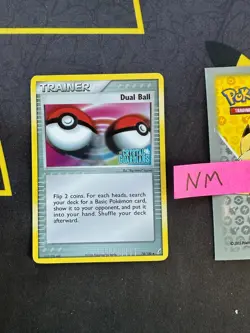 Pokemon Card Dual Ball EX Crystal Guardians Reverse Holo 78/100 200 💎NM💎 - Image 1