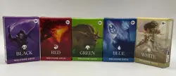 MTG Magic The Gathering 2024 Welcome Deck Cards All 5 Colors- NEW in Box - Image 1