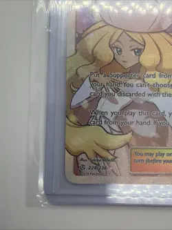 Cynthia & Caitlin Full Art Holo Card 228/236 Cosmic Eclipse NM-M Condition - Image 4